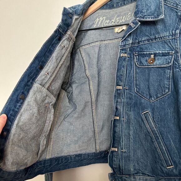 Madewell Cropped Denim Jean Jacket - Picture 8 of 8